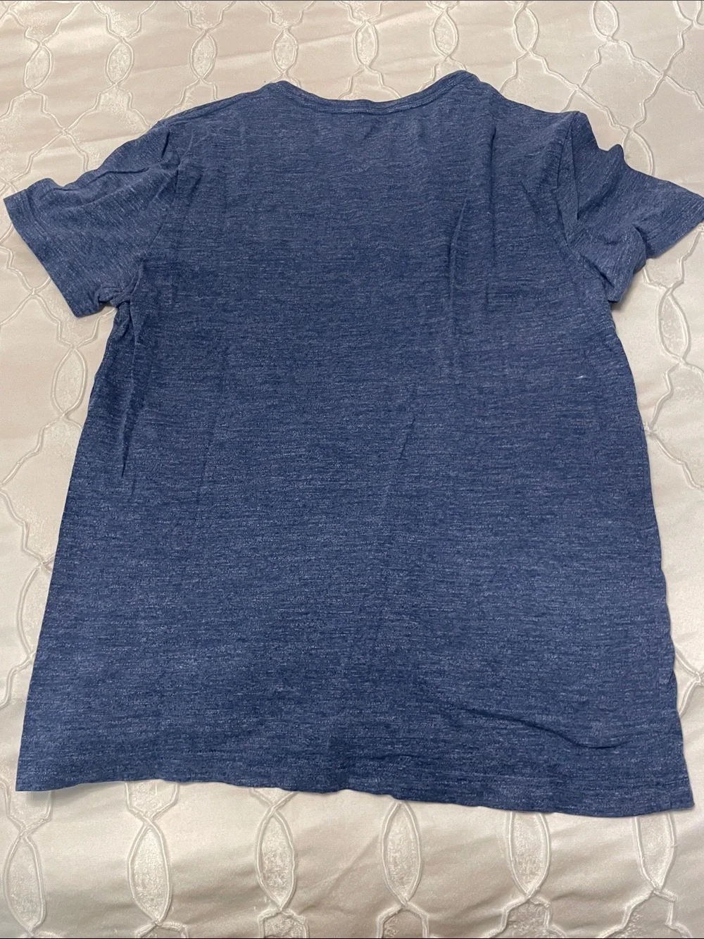 Banana Republic Men's Short Sleeve Tee in Heather Navy
